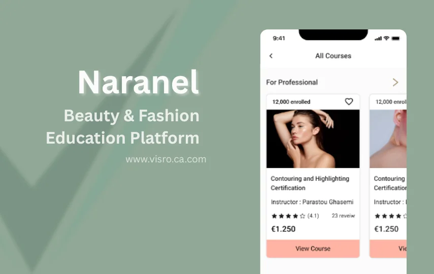 Naranel Project portfolio at visro.ca